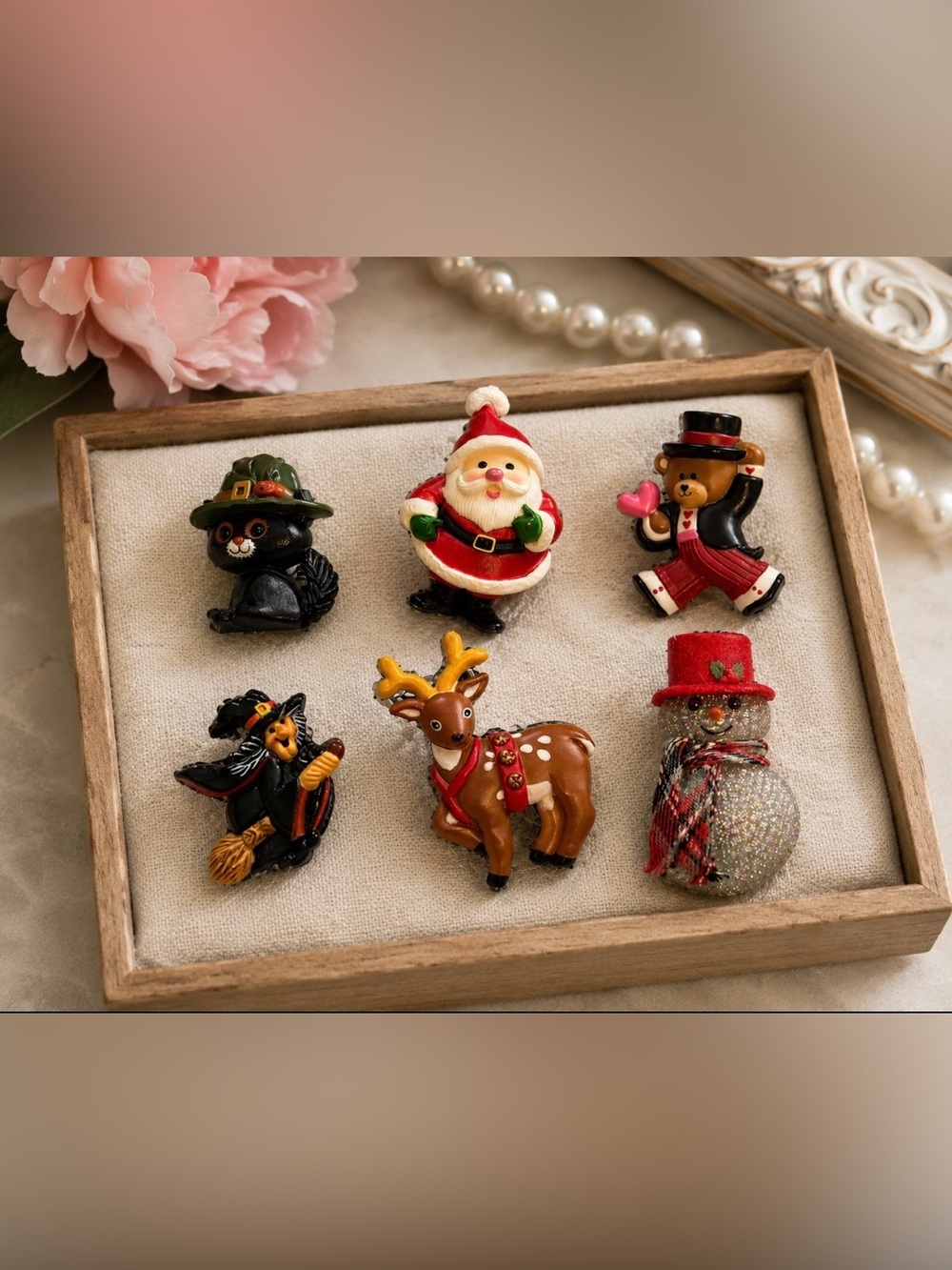 Vintage Collectible Holiday Pins